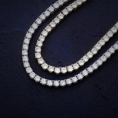 TOPGRILLZ 3MM-6MM Iced Out Full Cubic Zirconia 1 Row Tennis Chain