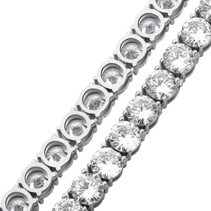 TOPGRILLZ 3MM-6MM Iced Out Full Cubic Zirconia 1 Row Tennis Chain