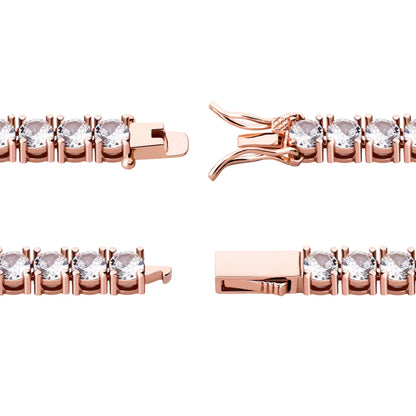TOPGRILLZ 3MM-6MM Iced Out Full Cubic Zirconia 1 Row Tennis Chain
