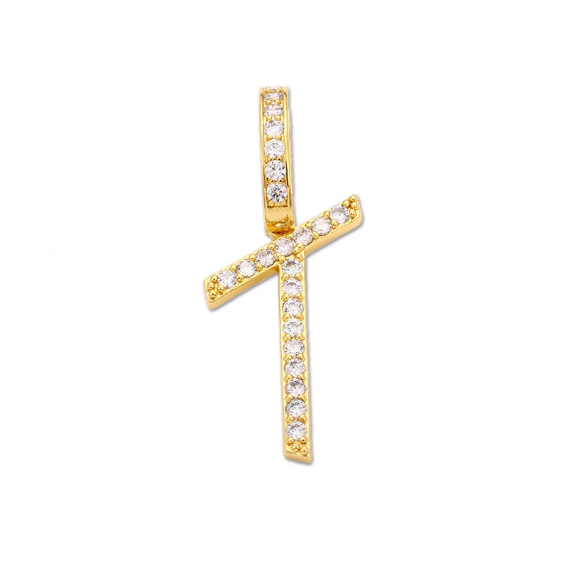 Moissanite A-Z Initial 925 Sterling Silver