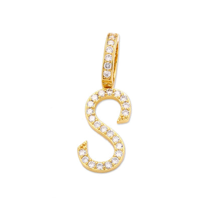 Moissanite A-Z Initial 925 Sterling Silver