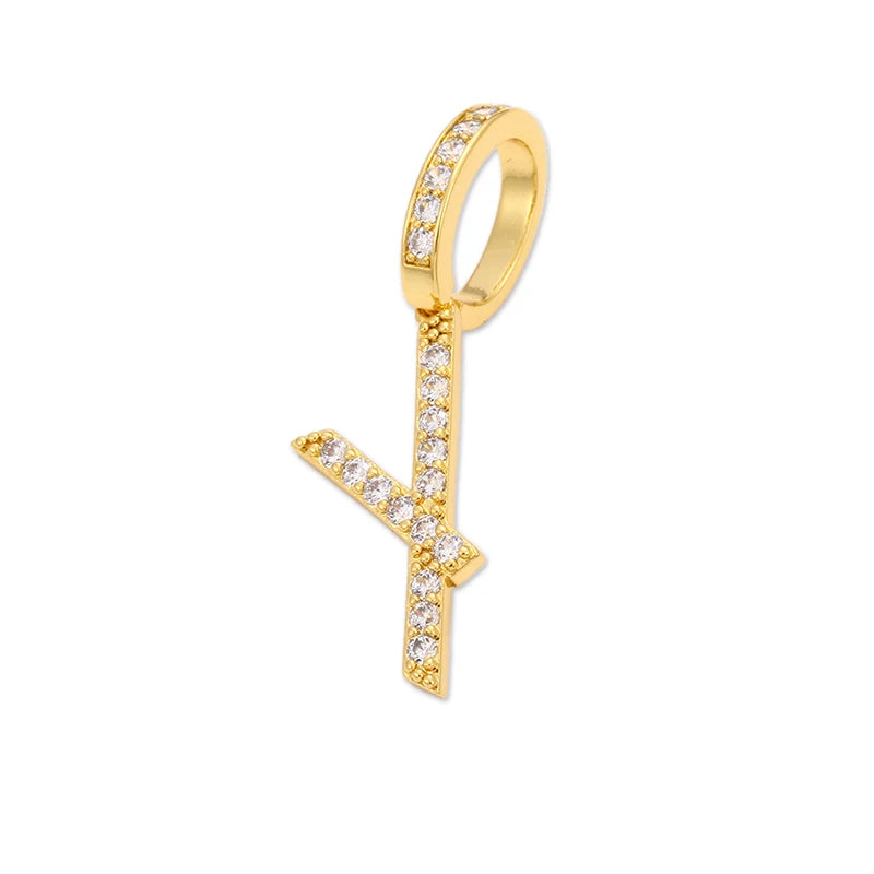 Moissanite A-Z Initial 925 Sterling Silver