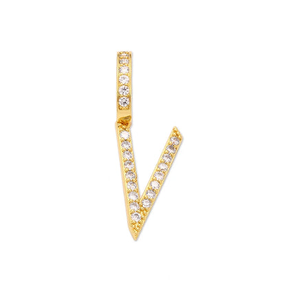 Moissanite A-Z Initial 925 Sterling Silver