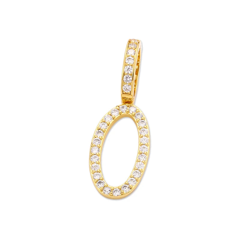 Moissanite A-Z Initial 925 Sterling Silver
