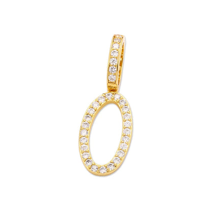 Moissanite A-Z Initial 925 Sterling Silver