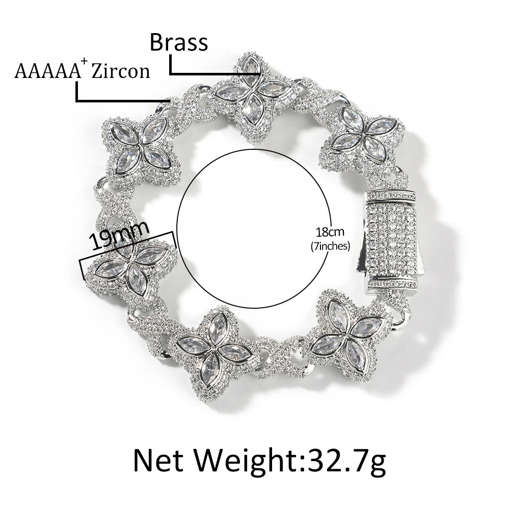CZ Infinitive Bracelet Iced Out