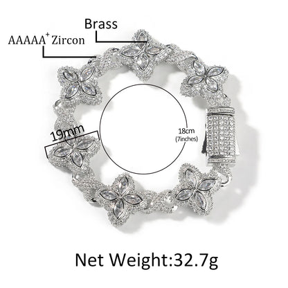 CZ Infinitive Bracelet Iced Out