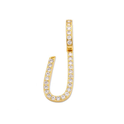 Moissanite A-Z Initial 925 Sterling Silver