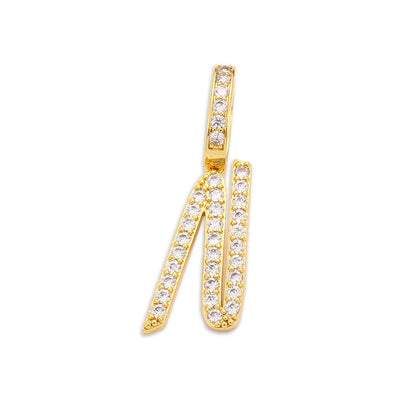 Moissanite A-Z Initial 925 Sterling Silver