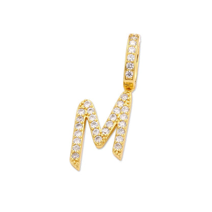 Moissanite A-Z Initial 925 Sterling Silver